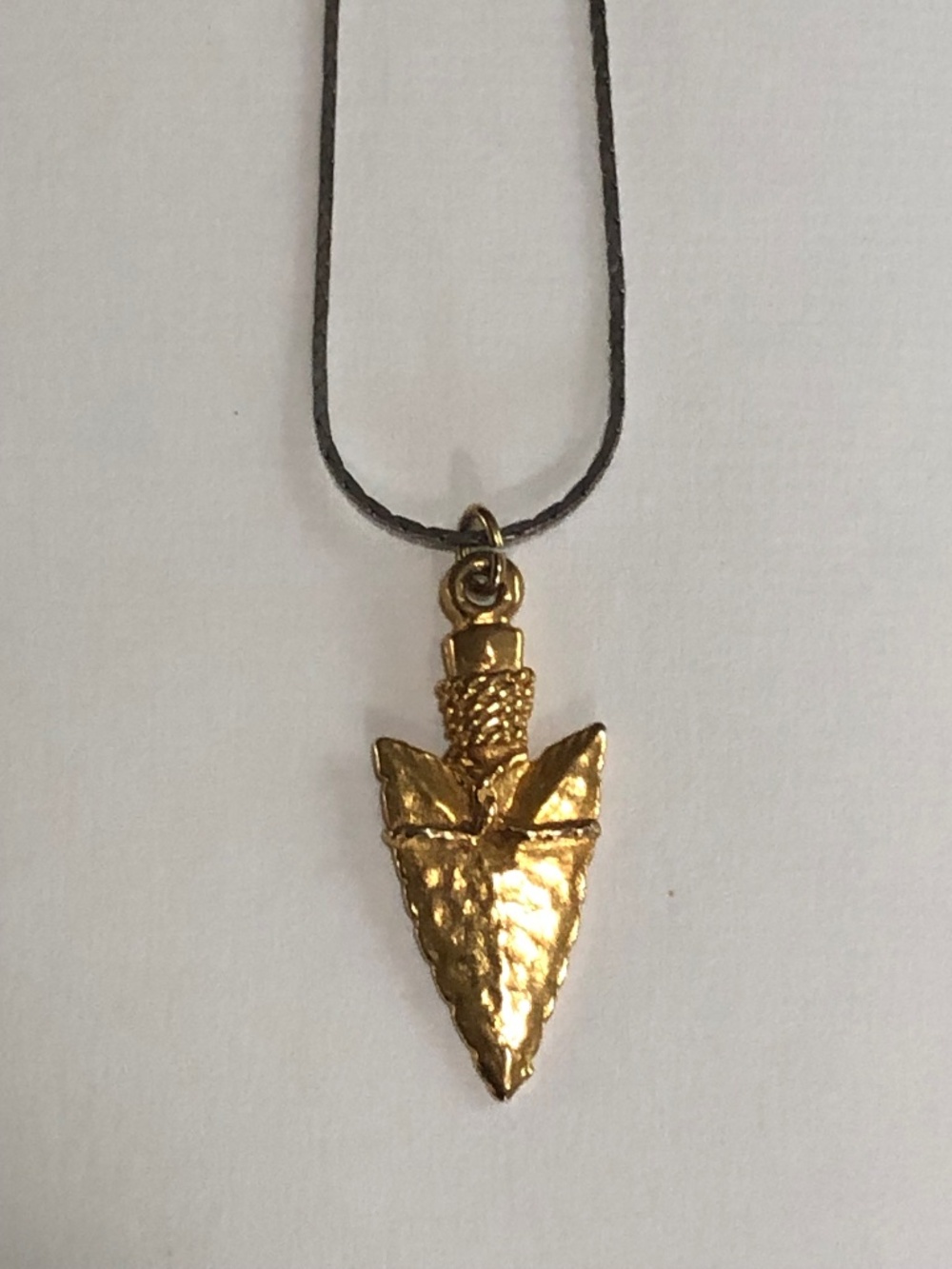 Arrowhead Gold-tone Pendant